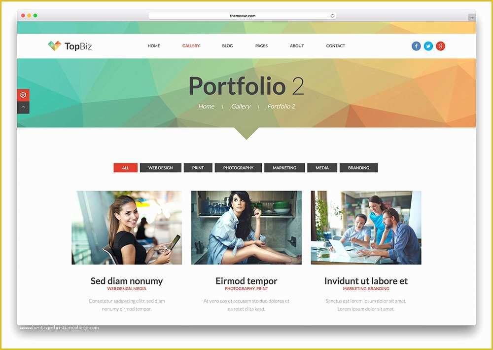 Portfolio Template Free Of HTML Portfolio Template Templates Data