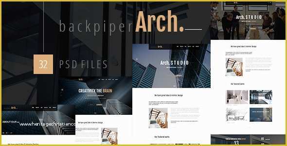 Portfolio Templates Psd Free Download Of Backpiperarch Architecture Interior Portfolio Psd