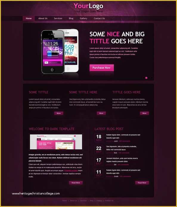 Portfolio Templates Psd Free Download Of Dark Portfolio Psd Website Template Free Psd Files