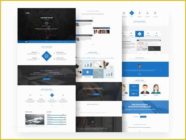 Portfolio Templates Psd Free Download Of Free Download Clean E Page Website Template Psd Idevie