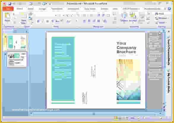 Powerpoint Flyer Templates Free Of 13 Free Brochure Templates for Microsoft Word
