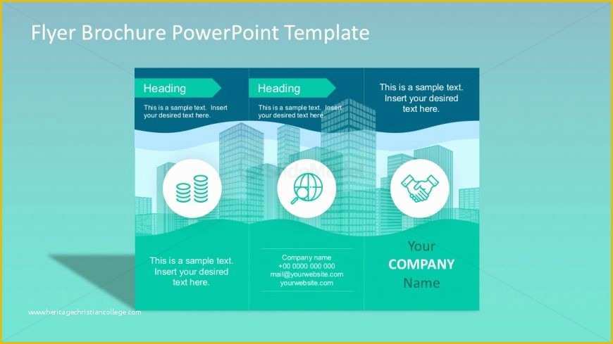 Powerpoint Flyer Templates Free Of Digital Brochure Powerpoint Templates Slidemodel