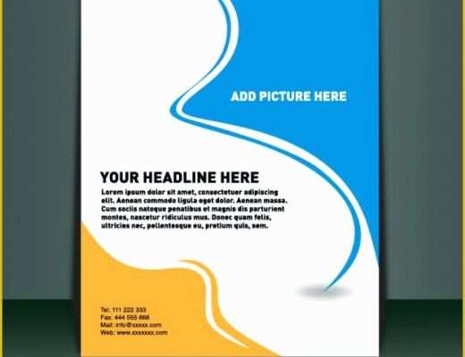 Powerpoint Flyer Templates Free Of Flyer Designs Templates Free All About Me Poster Template