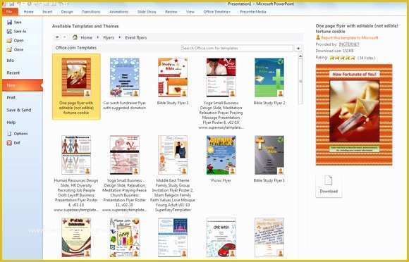 Powerpoint Flyer Templates Free Of Flyer Templates In Powerpoint 2010