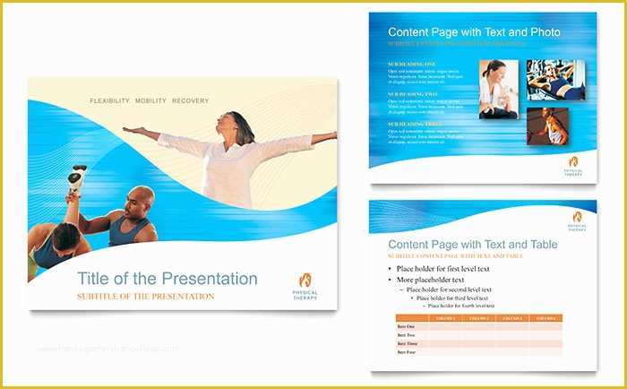 Powerpoint Flyer Templates Free Of Physical therapist Powerpoint Presentation Powerpoint