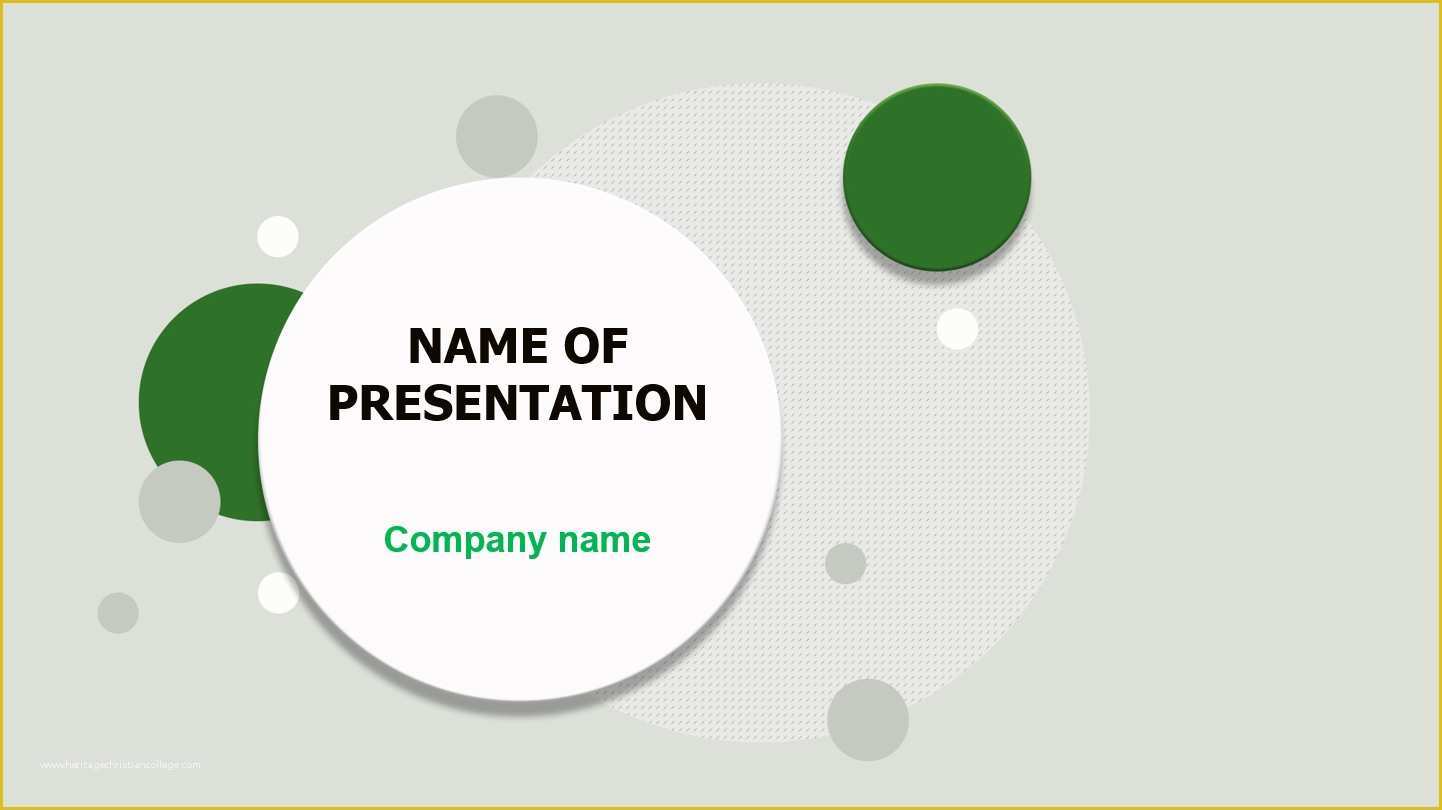 Powerpoint Presentation Templates Free Download Of Download Free Circle Powerpoint Template for Presentation