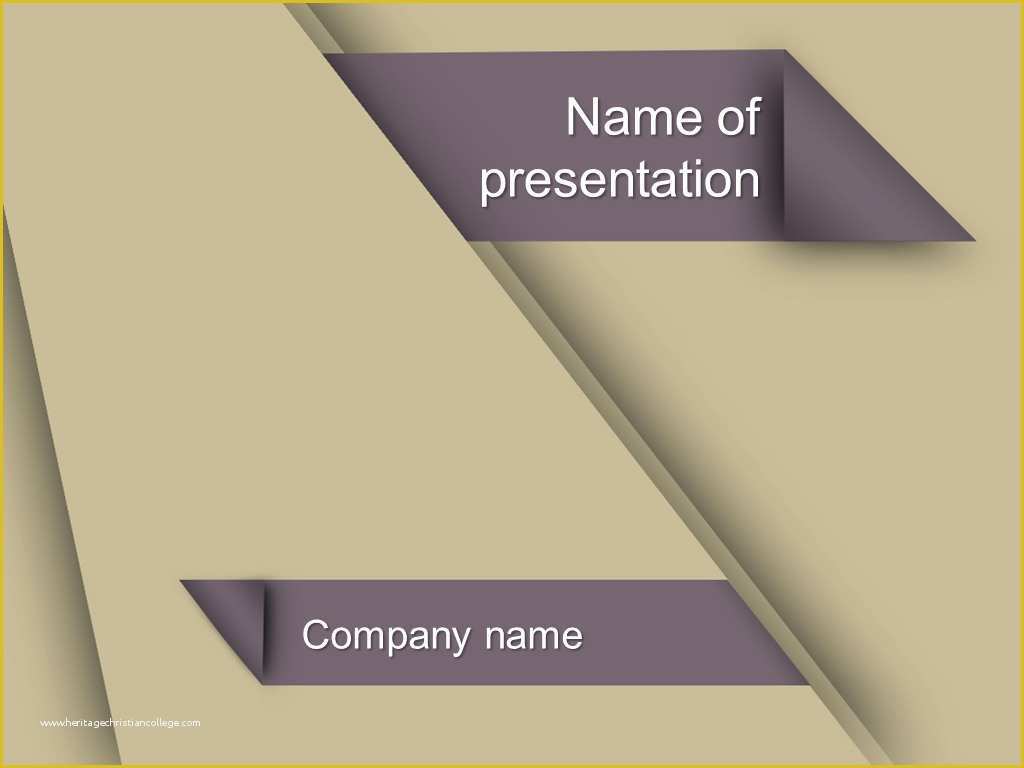 Powerpoint Presentation Templates Free Download Of Download Free Khaki Clothes Powerpoint Template for