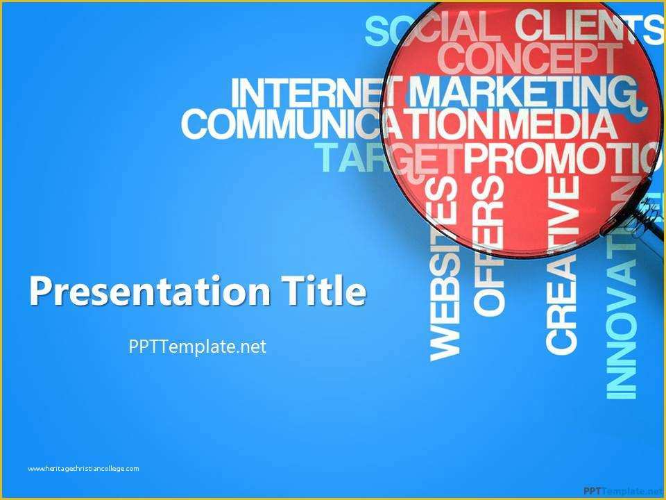 Powerpoint Presentation Templates Free Download Of Free Marketing Ppt Template