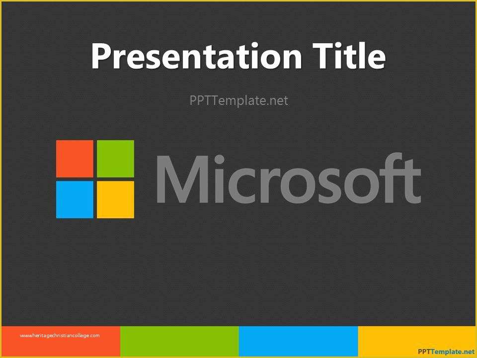 Powerpoint Presentation Templates Free Download Of Free Microsoft Ppt Template