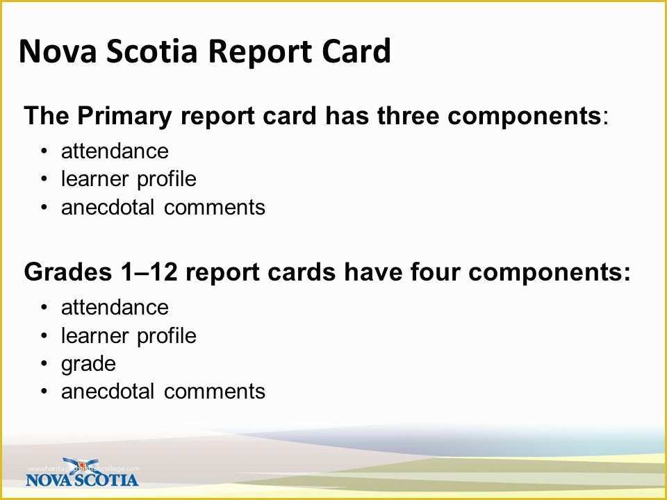 Powerschool Report Card Templates Free Of Report Cards Improvements Grades 1–8 Ppt Video Online