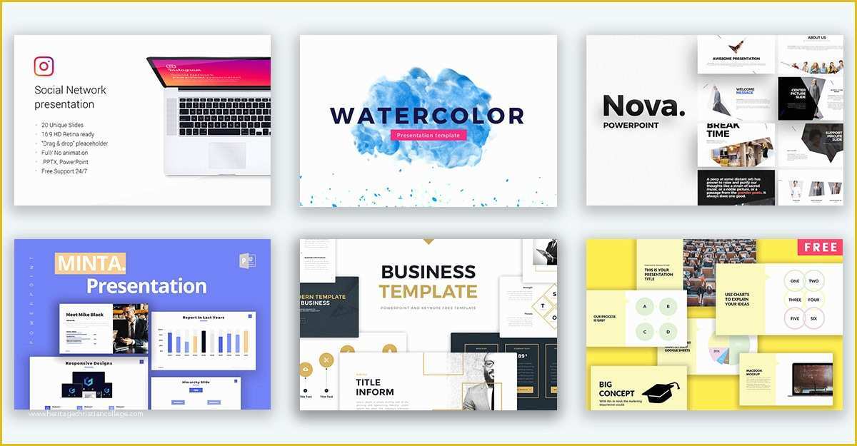Professional Ppt Templates Free Download Of 50 Best Free Powerpoint Templates On Behance