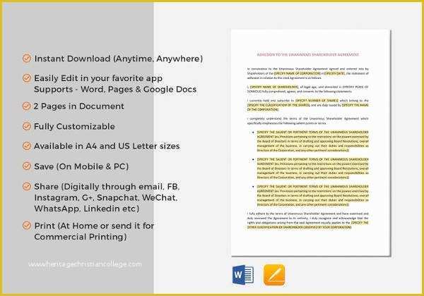 Profit Share Agreement Template Free Of 11 Sample Profit Sharing Agreements