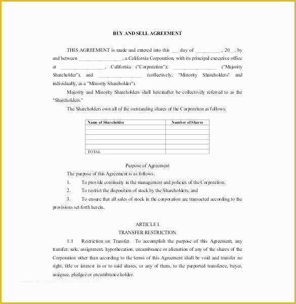 Profit Share Agreement Template Free Of Purchase Agreement Deemed Dividend Template Free