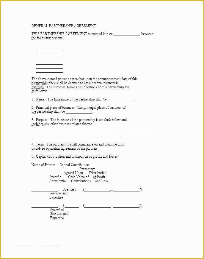Profit Share Agreement Template Free Of Template Profit Agreement Template