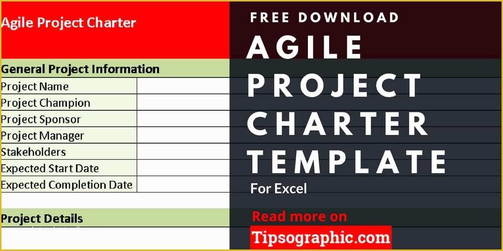 Project Charter Template Excel Free Of Agile Project Charter Template for Excel Free Download