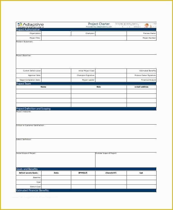 Project Charter Template Excel Free Of Excel Project Template 11 Free Excel Documents Download