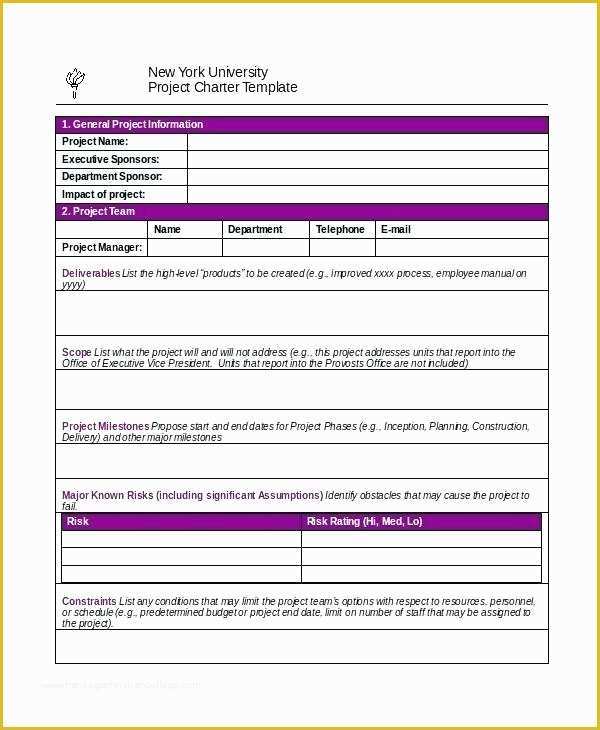 Project Charter Template Excel Free Of Lean Project Charter Template Excel General – Skincense