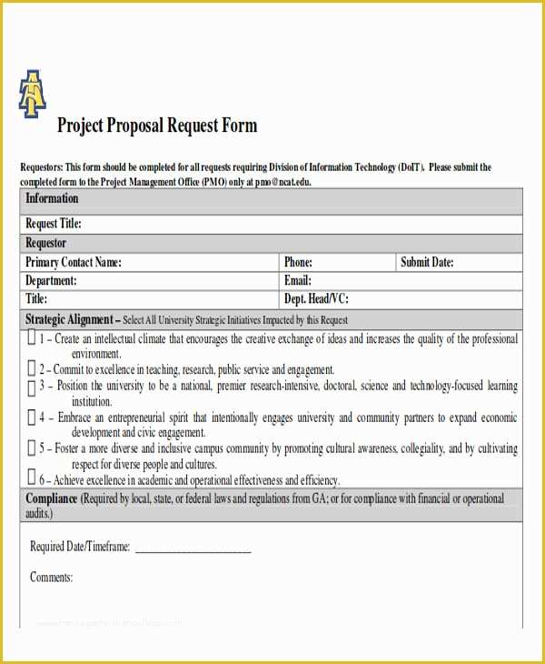 Project forms Free Templates Of 44 Proposal form Templates