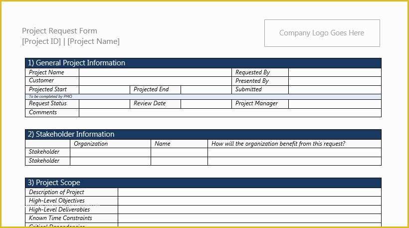 Project forms Free Templates Of Project Request form Template Excel Invitation Template