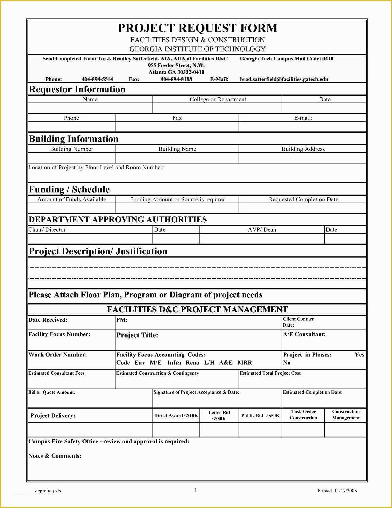 Project forms Free Templates Of Requisition form In Excel Staruptalent