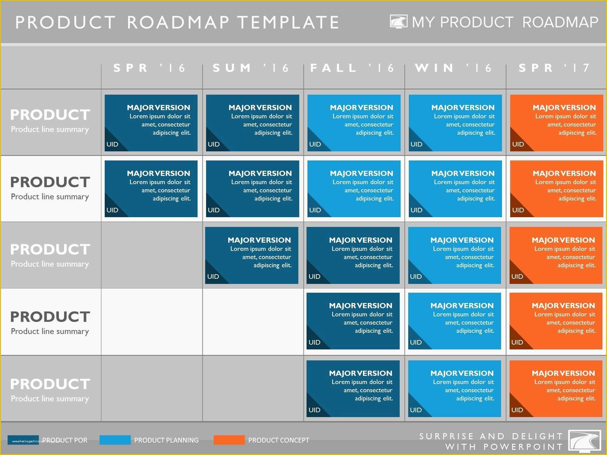 Project Management Roadmap Template Free Of Five Phase Product Portfolio Timeline Roadmapping