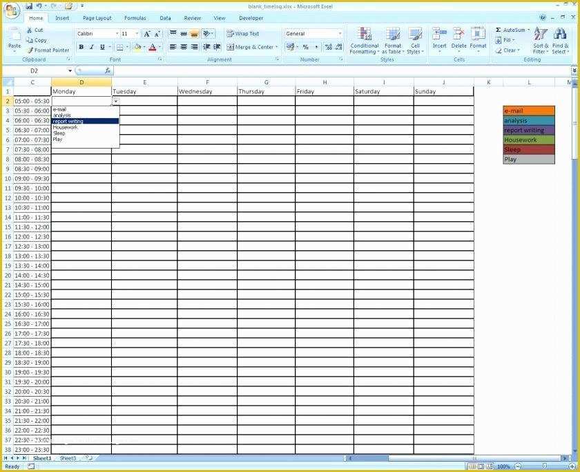 Project Management Spreadsheet Excel Template Free Of Time Management Excel Template – Woitub