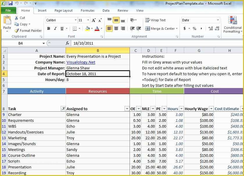 Project Management Spreadsheet Excel Template Free Of Use This Excel Spreadsheet for Project Management