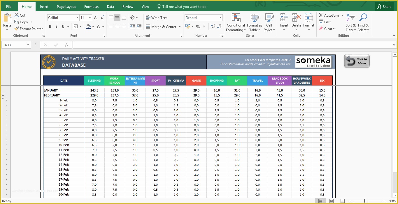 Project Tracker Excel Template Free Download Of Activity Tracker Printable Excel Template for Personal Plans