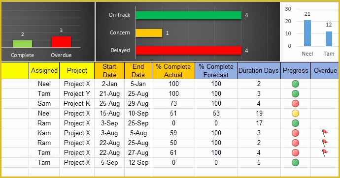 Project Tracker Excel Template Free Download Of Excel Task Tracker Dashboard Template Free Download
