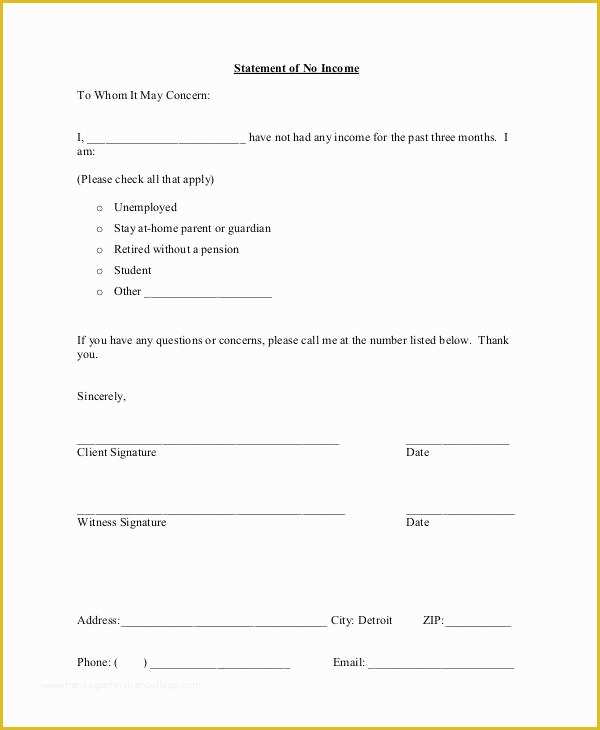Proof Of Income Letter Template Free Of 16 Proof Of In E Letters Pdf Doc