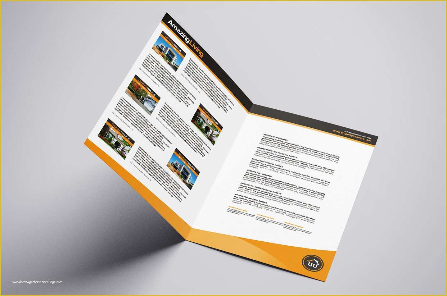 Property Brochure Template Free Of A3 Real Estate Brochure Template In Psd Ai &amp; Vector