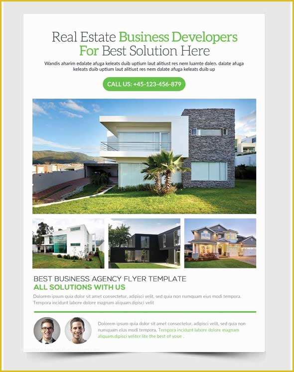 Property Brochure Template Free Of Amazing Free Real Estate Flyer Templates Psd Downl with