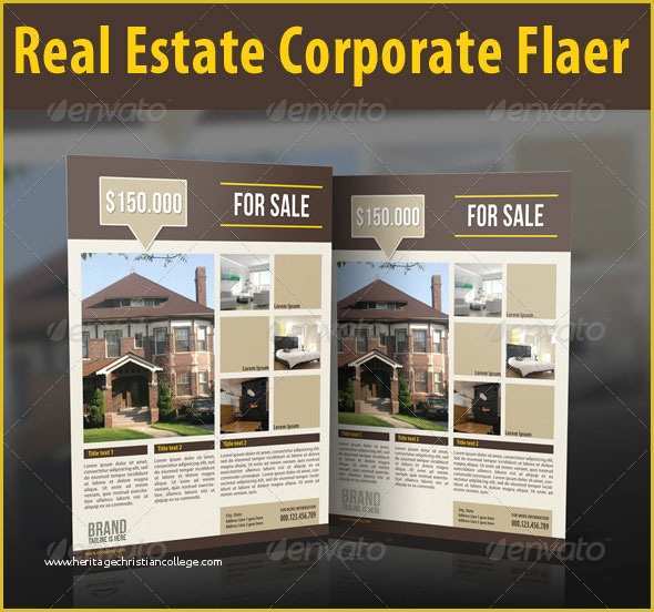 Property Brochure Template Free Of Real Estate Agent Brochure Template 