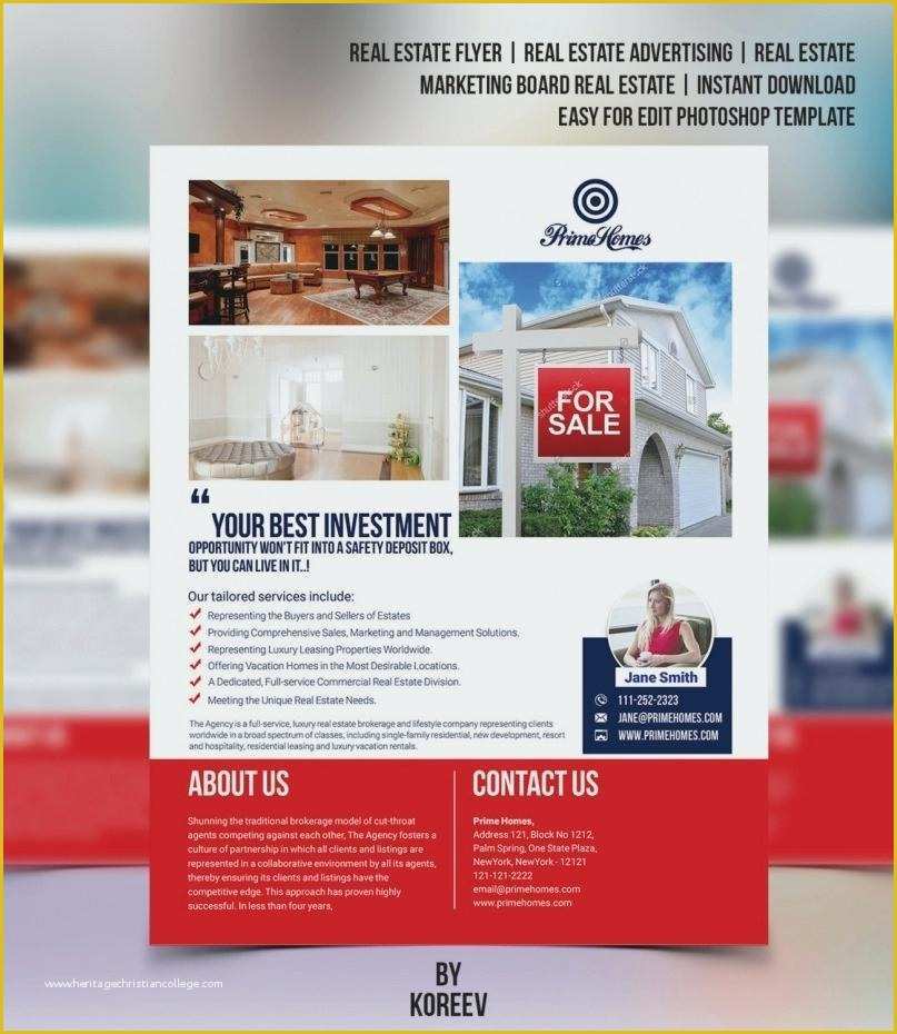 Property Brochure Template Free Of Marketing Flyer Template Microsoft Word – Helenamontanafo