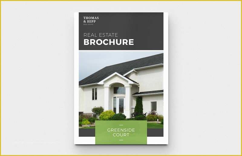 Property Brochure Template Free Of Real Estate Brochure Template — Medialoot