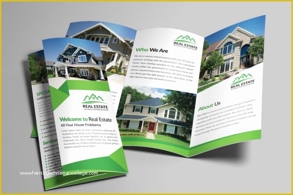 Property Brochure Template Free Of Real Estate Brochure Templates Free & Premium