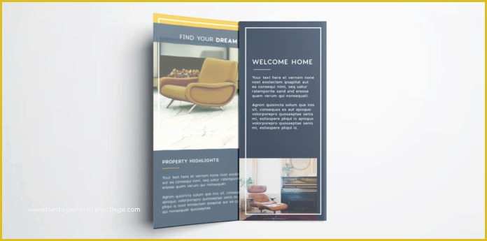 Property Brochure Template Free Of Tri Fold Brochure