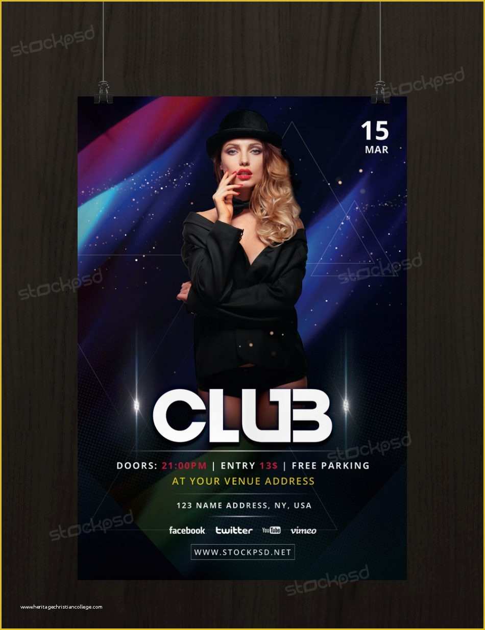 Psd Flyer Templates Free Download Of Free Download Club event Template Psd Flyer Flyershitter
