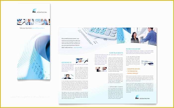 Publisher Tri Fold Brochure Templates Free Of Accounting Firm Tri Fold Brochure Template Word & Publisher