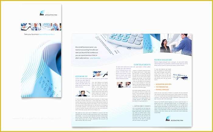 Publisher Tri Fold Brochure Templates Free Of Accounting Firm Tri Fold Brochure Template Word & Publisher