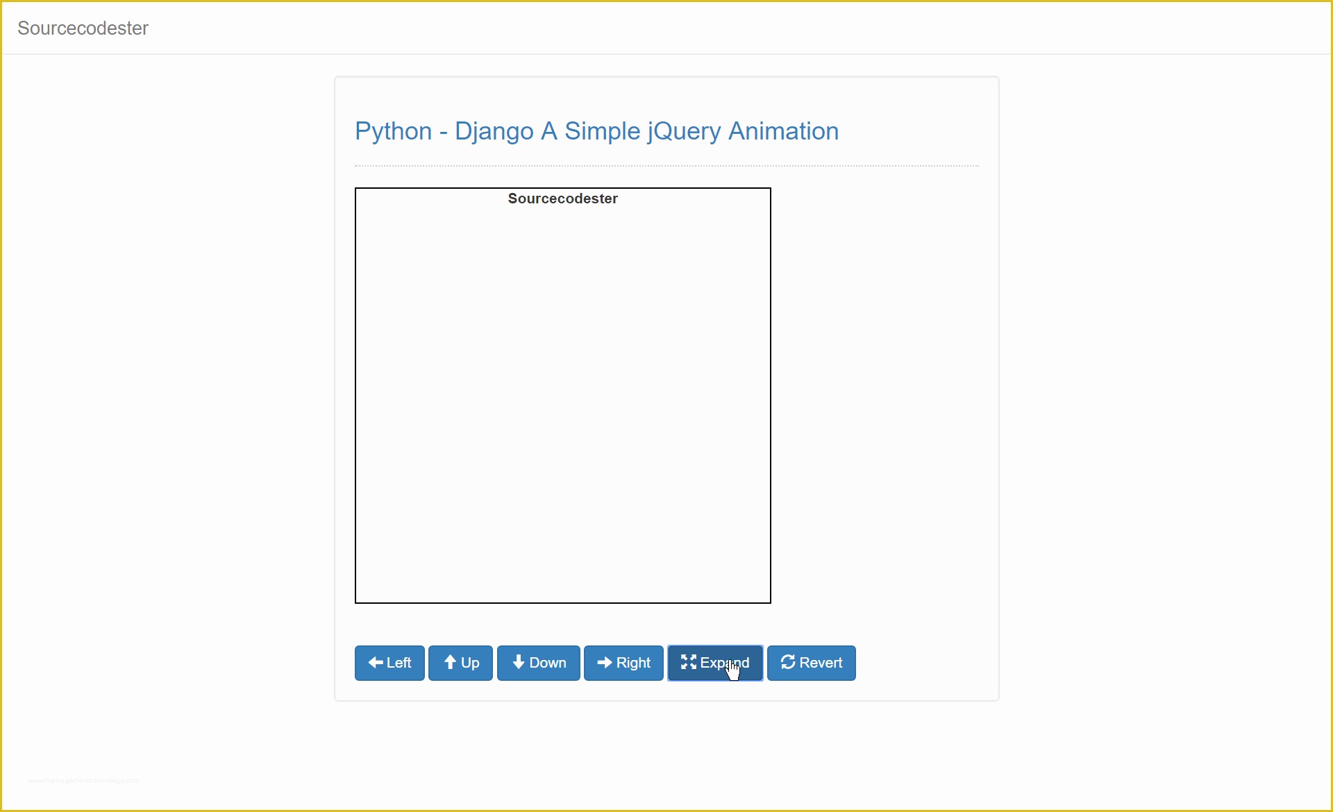 Python Website Template Free Of Python Django A Simple Jquery Animation
