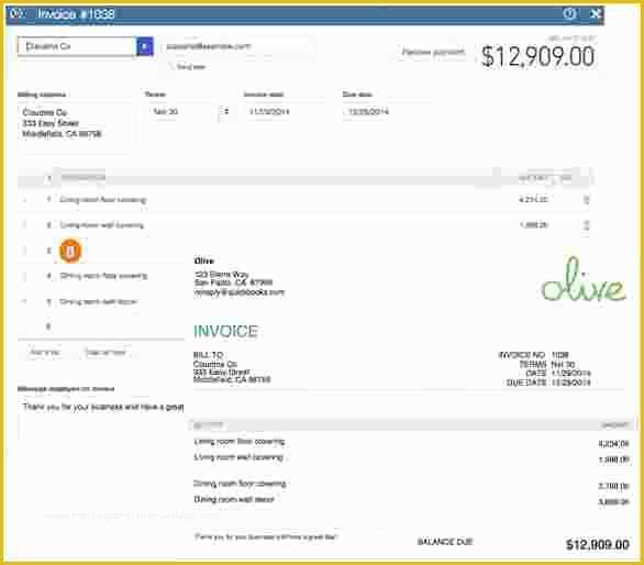 Quickbooks Templates Download Free Of 12 Quickbooks Online Invoice Templates