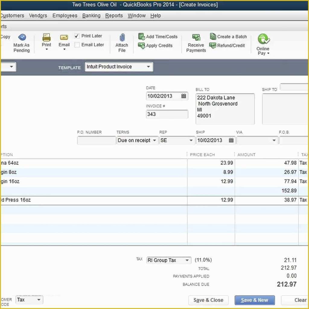 Quickbooks Templates Download Free Of Quickbooks Invoice Template Download