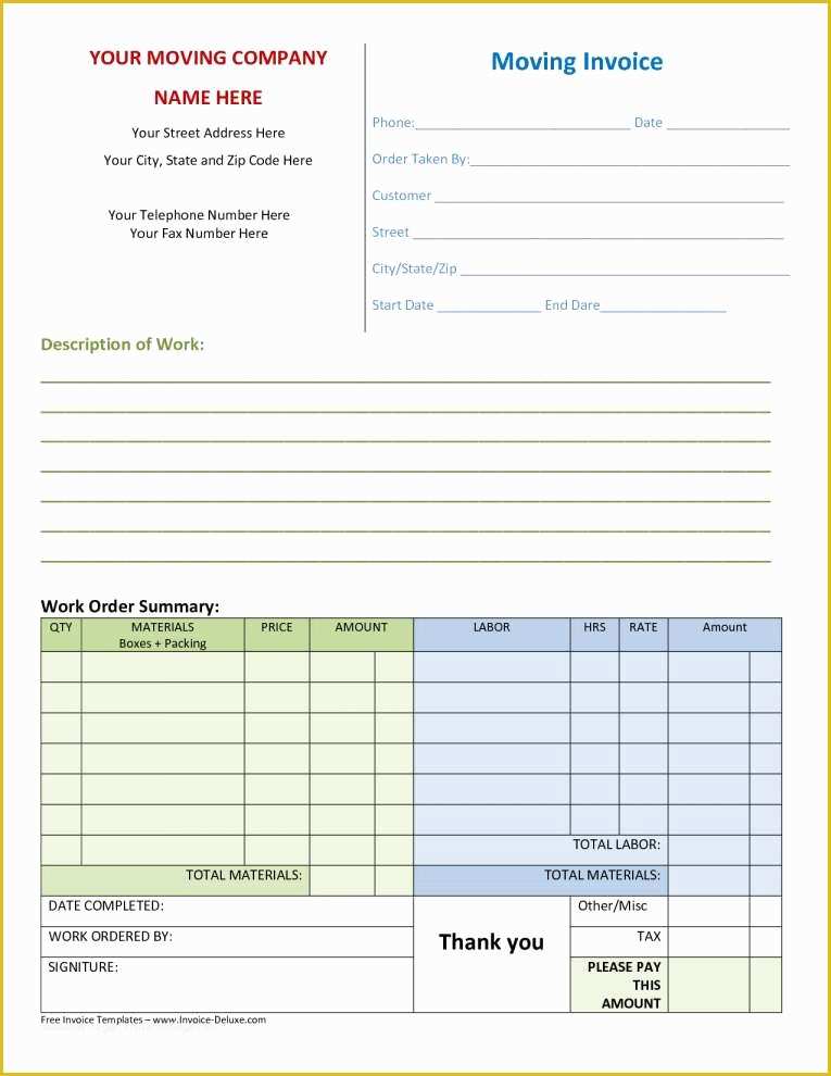 Quickbooks Templates Download Free Of Quickbooks Invoice Templates Free Download and
