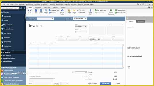 Quickbooks Templates Download Free Of Quickbooks Line Invoice