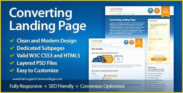 Real Estate Landing Page Template Free Download Of Converting Landing Page by thememotive