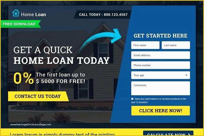 Real Estate Landing Page Template Free Download Of Free Landing Page Templates for Download