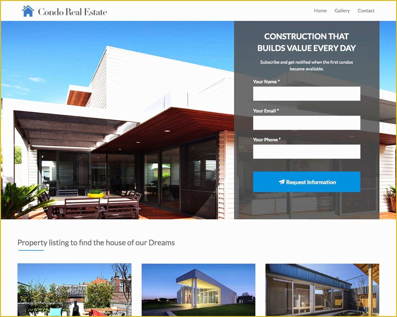real estate investing websites templates