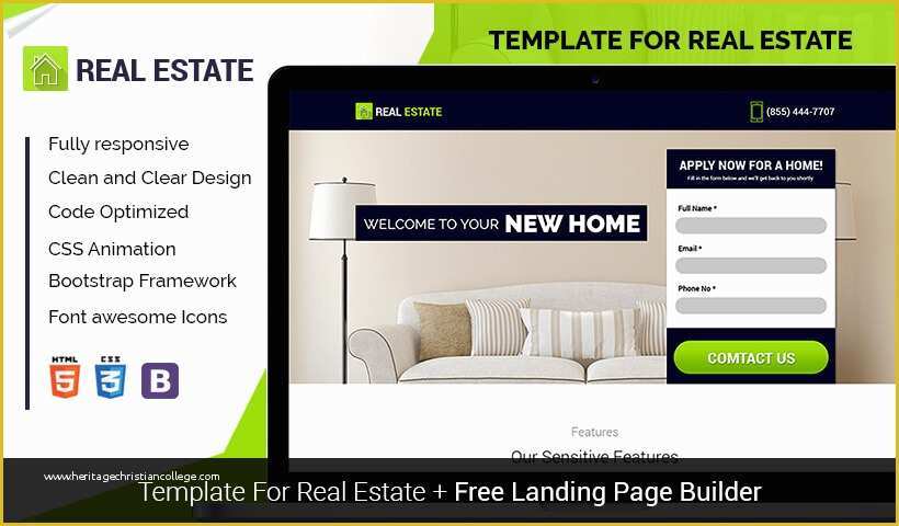 Real Estate Landing Page Template Free Download Of Lead Gen Real Estate Landing Page Template with Free