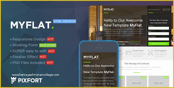 Real Estate Landing Page Template Free Download Of Myflat Real Estate HTML Landing Page Crackforest